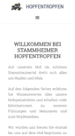 Mobile Screenshot of hopfentropfen.ch