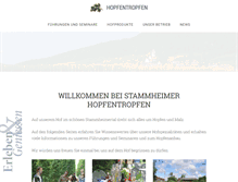 Tablet Screenshot of hopfentropfen.ch